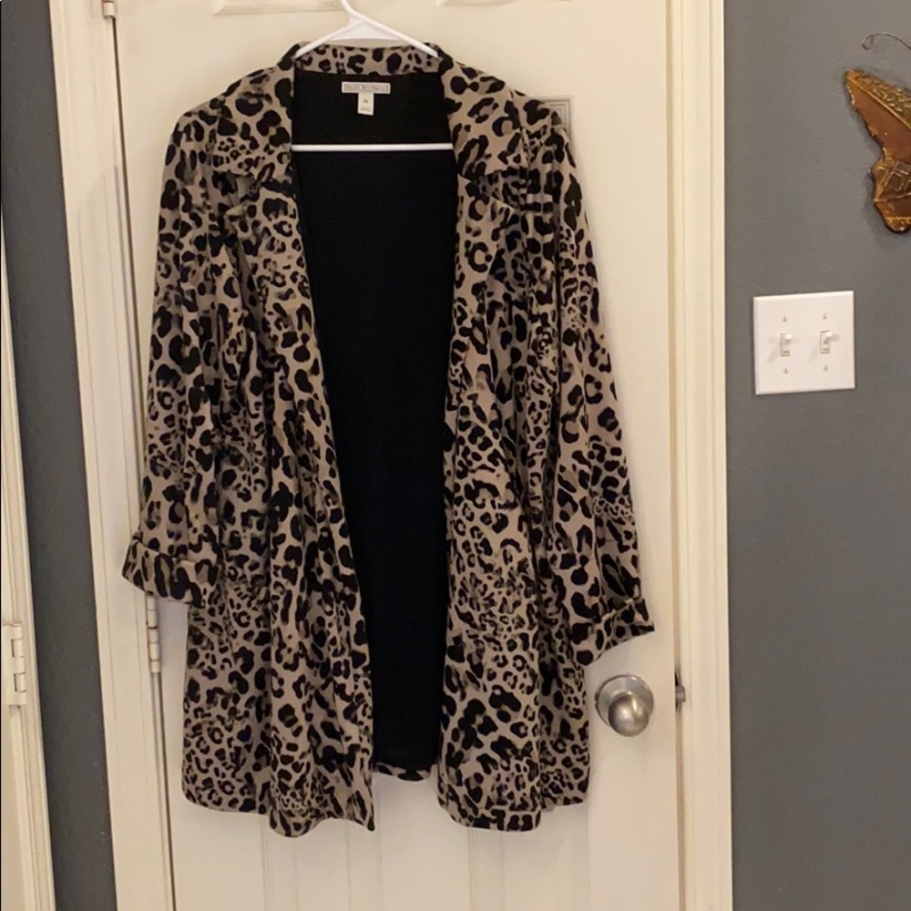 Dana Bachman sports coat XL leopard print